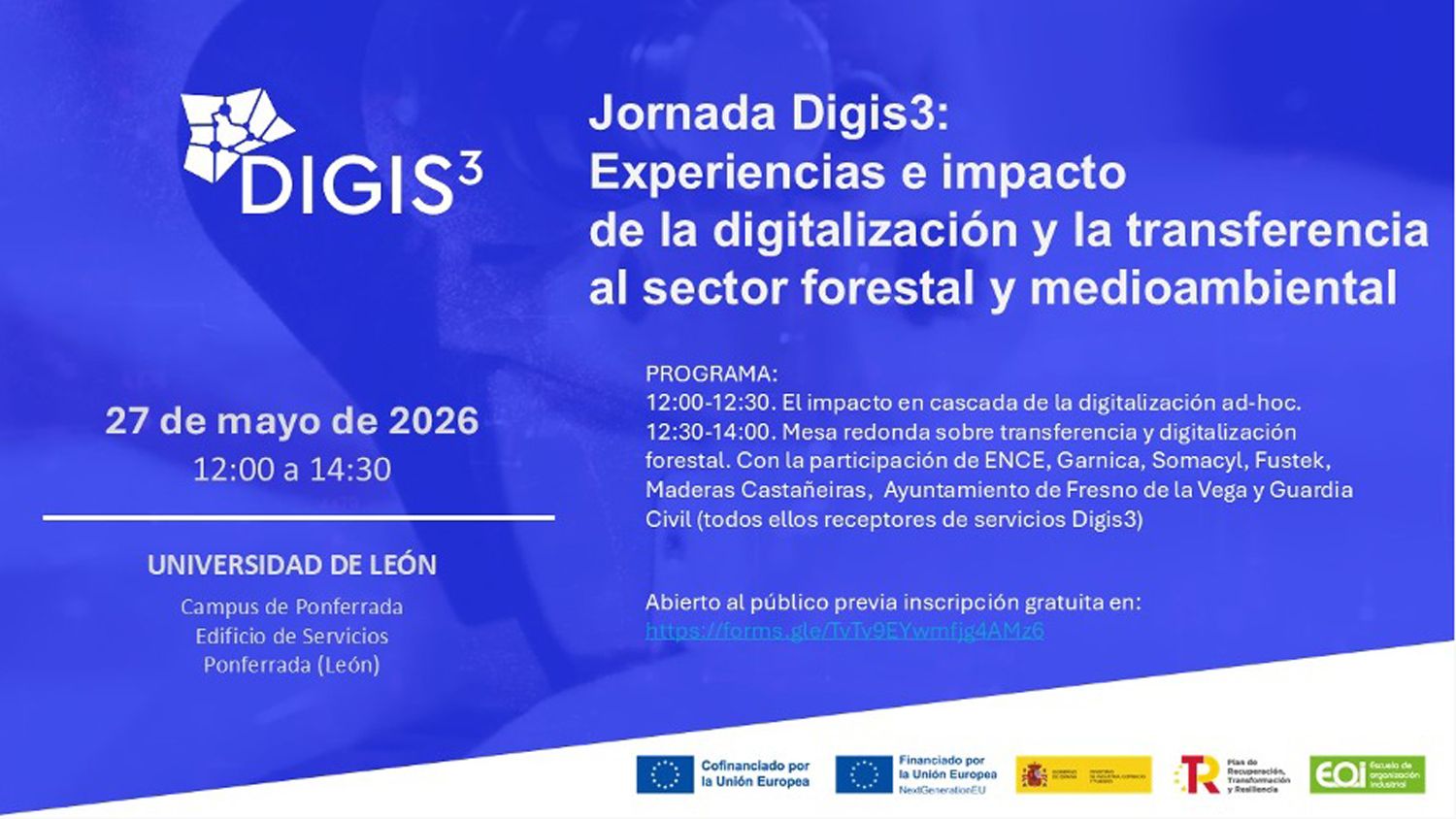 Cartel JornadaDigitalizacionForestales Cartel JornadaDigitalizacionForestales