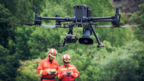 La UDRUME entrena con drones en El Bierzo | Foto: Twitter oficial de la Unidad Militar de Emergencias La UDRUME entrena con drones en El Bierzo | Foto: Twitter oficial de la Unidad Militar de Emergencias
