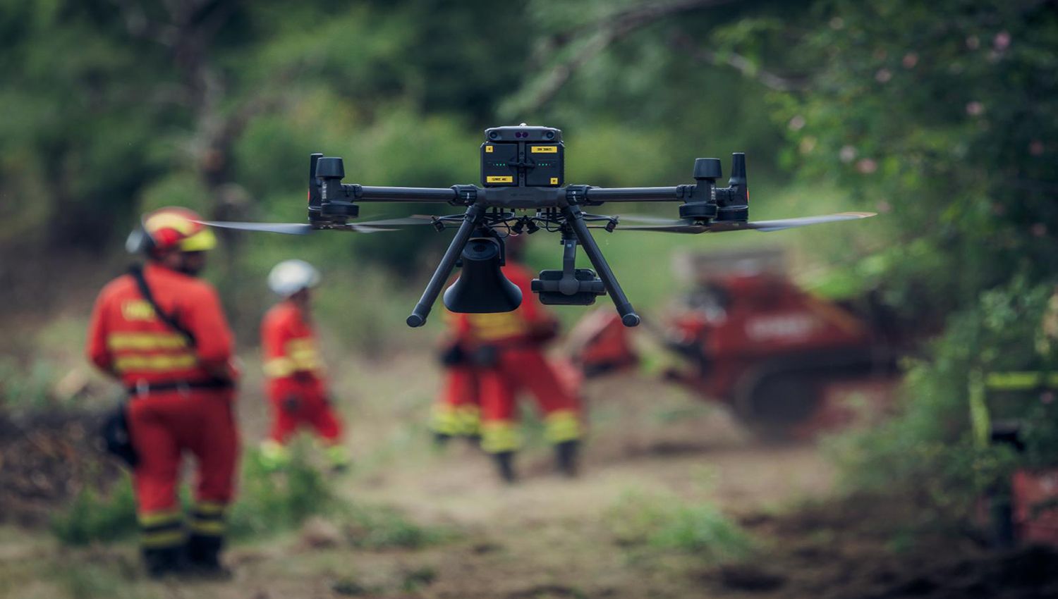 La UDRUME entrena con drones en El Bierzo