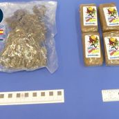 Droga incautada en Ponferrada