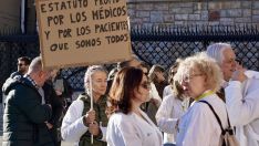 Carlos S. Campillo / ICAL. La delegación provincial de León de la Asociación Médicos Unidos por sus Derechos convoca una manifestación con motivo de la huelga médica a nivel nacional Carlos S. Campillo / ICAL. La delegación provincial de León de la Asociación Médicos Unidos por sus Derechos convoca una manifestación con motivo de la huelga médica a nivel nacional
