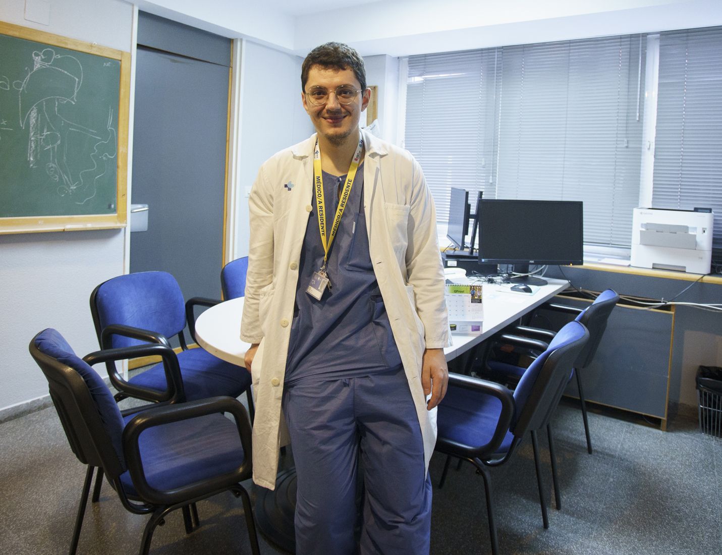 César Sánchez / ICAL. Eduardo Martínez, MIR de urología en el hospital del Bierzo (3) César Sánchez / ICAL. Eduardo Martínez, MIR de urología en el hospital del Bierzo (3)