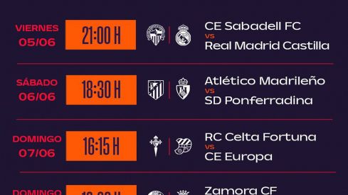 Horaro de la vuelta del primer partido de Playoff Horaro de la vuelta del primer partido de Playoff