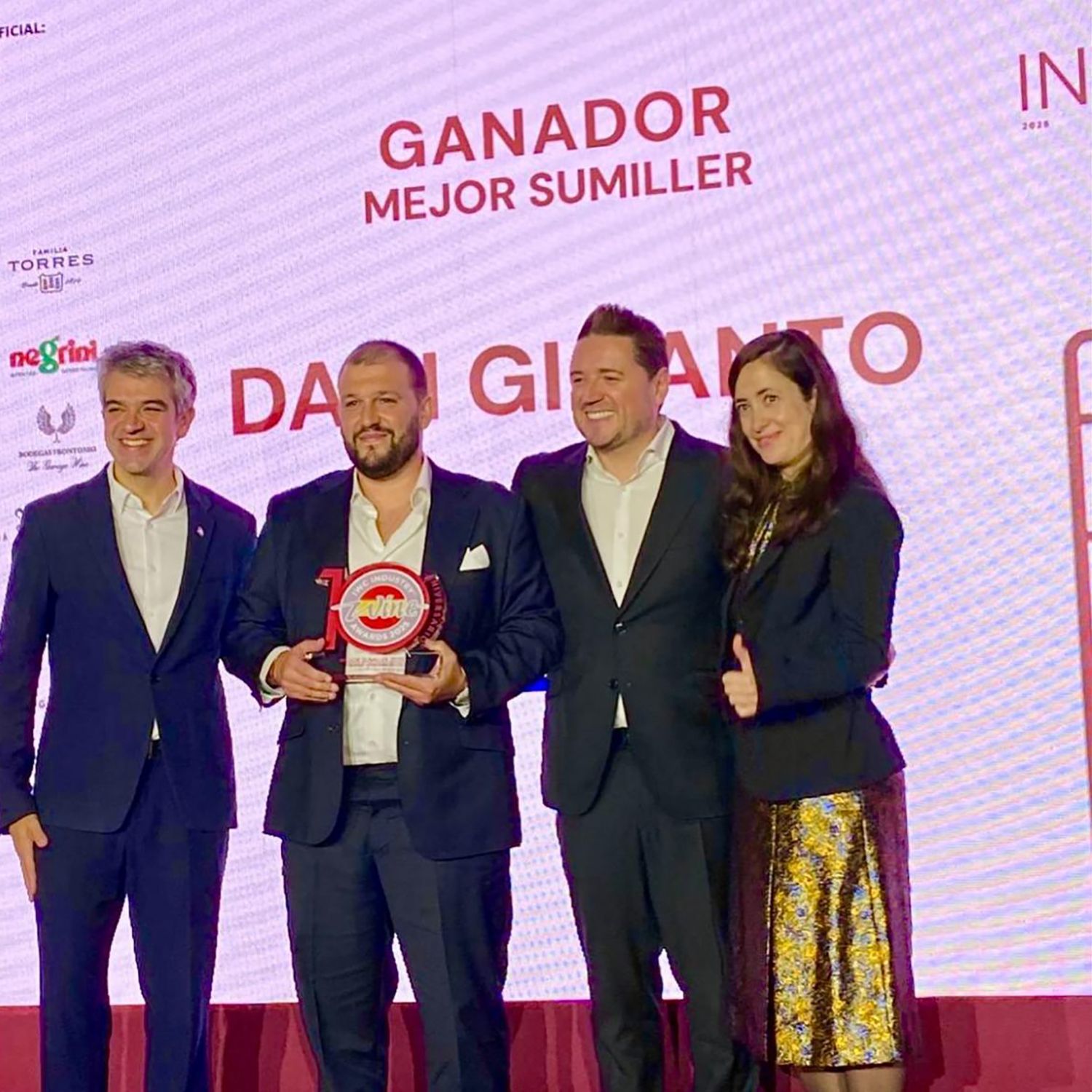Dani Giganto 1ª en España en el Top 10 Sommeliers Dani Giganto 1ª en España en el Top 10 Sommeliers