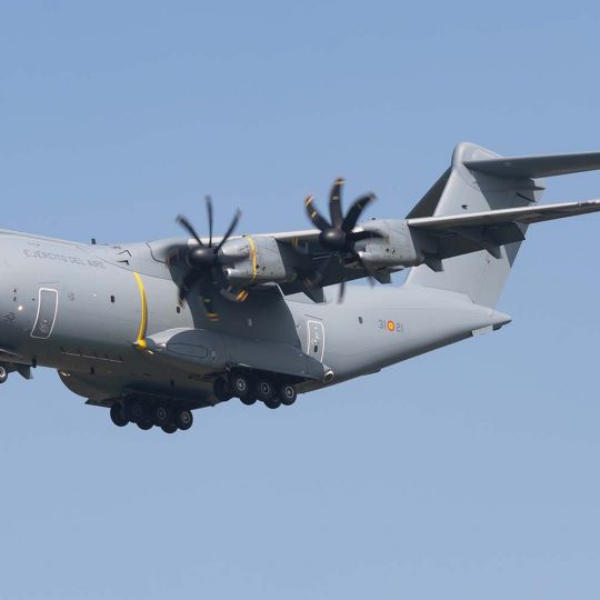 Airbus A400M Atlas en una imagen de archivo Fotografía procedente de Gerard van der Schaaf CC BY 2.0 Airbus A400M Atlas en una imagen de archivo Fotografía procedente de Gerard van der Schaaf CC BY 2.0