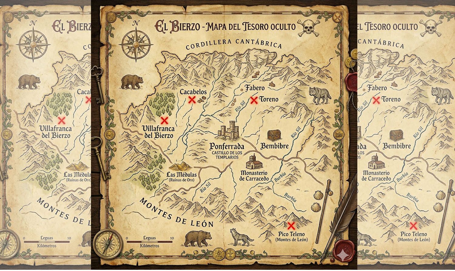 mapa tesoros bierzo mapa tesoros bierzo