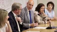 El alcalde de León, José Antonio Diez, durante una rueda de prensa El alcalde de León, José Antonio Diez, durante una rueda de prensa