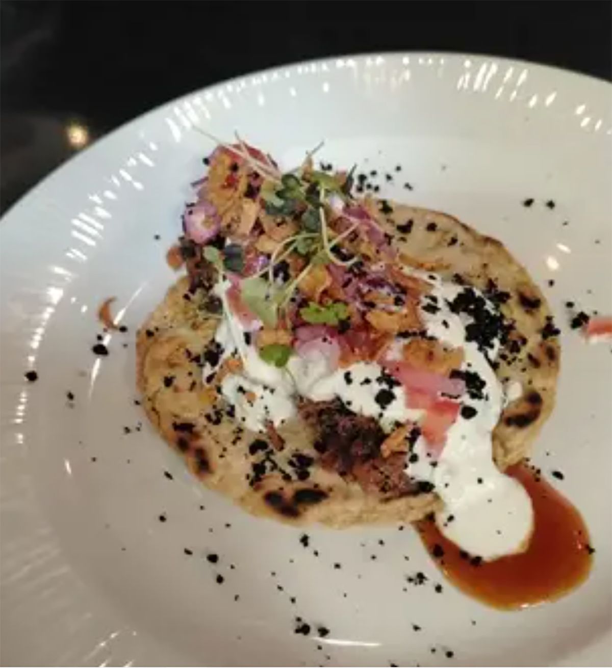 Taco del restaurante ponferradino 'The Kitchen Soul and Food Ponferrada' Taco del restaurante ponferradino 'The Kitchen Soul and Food Ponferrada'