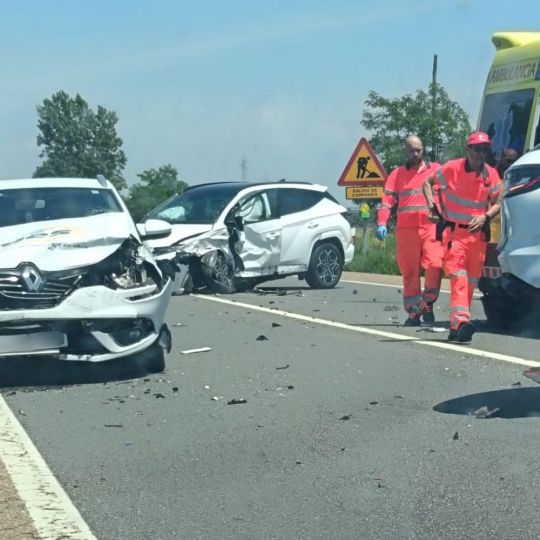 Accidente en Villadangos del Páramo | Cedida a InfoLeón