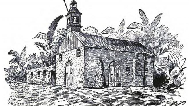 La iglesia de Baler | Under the red and gold being notes and recollections of the siege of Baler