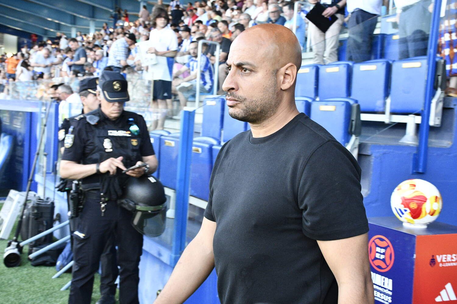 Mehdi Nafti en el Ponferradina - Atlético Madrileño | Dani Merino