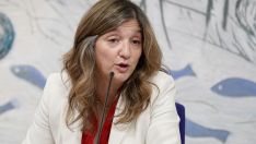 Carlos S. Campillo / ICAL. La rectora de la Universidad de León, Nuria González, informa sobre la implantación del Grado en Medicina tras recibir el informe favorable por parte de la Agencia para la Calidad del Sistema Universitario de Castilla y León