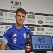 Carlos Calderón en rueda de prensa Carlos Calderón en rueda de prensa