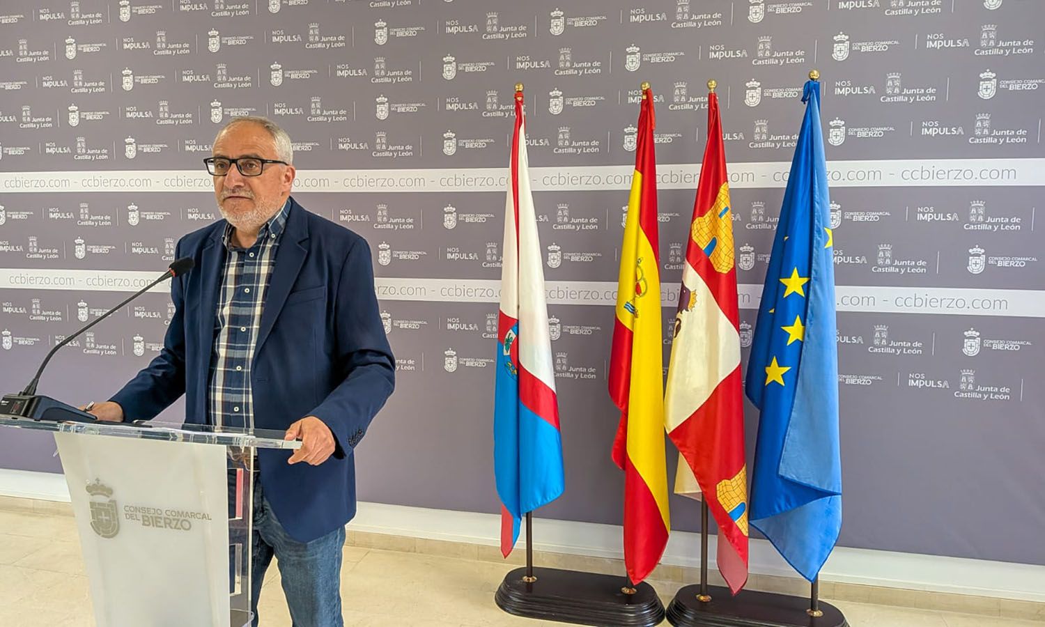 Olegario Ramón, presidente del Consejo Comarcal del Bierzo (3) Olegario Ramón, presidente del Consejo Comarcal del Bierzo (3)