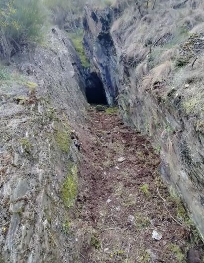 Estado de las minas de Valcabado antes de su desbroce y mejora (4)