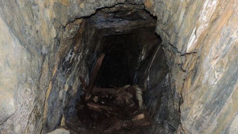 Estado de las minas de Valcabado antes de su desbroce y mejora (9)