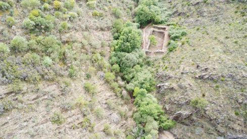 Estado de las minas de Valcabado antes de su desbroce y mejora (10)