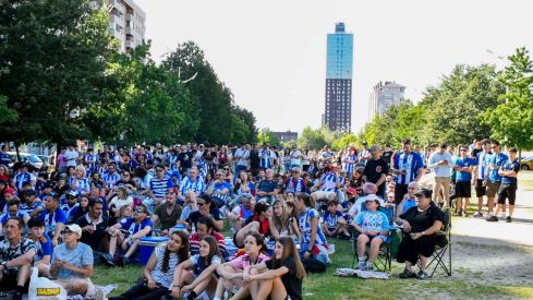 La afición de la Ponferradina en La Rosaleda (39)