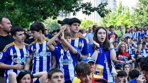 La afición de la Ponferradina en La Rosaleda (57) La afición de la Ponferradina en La Rosaleda (57)