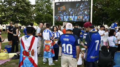 La afición de la Ponferradina en La Rosaleda (104) La afición de la Ponferradina en La Rosaleda (104)