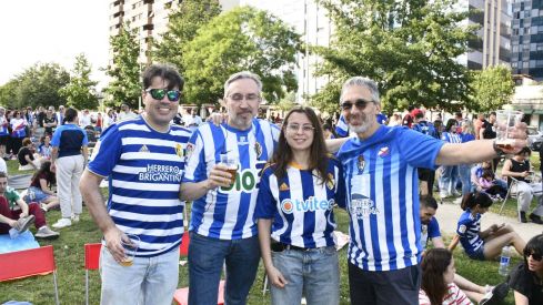 La afición de la Ponferradina en La Rosaleda (109)