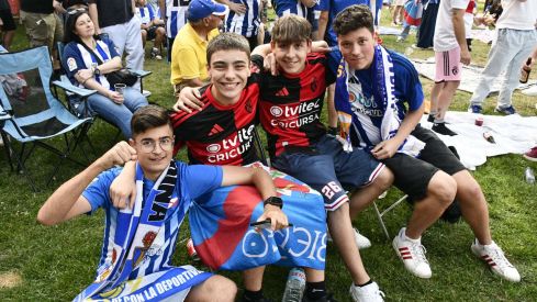La afición de la Ponferradina en La Rosaleda (113)