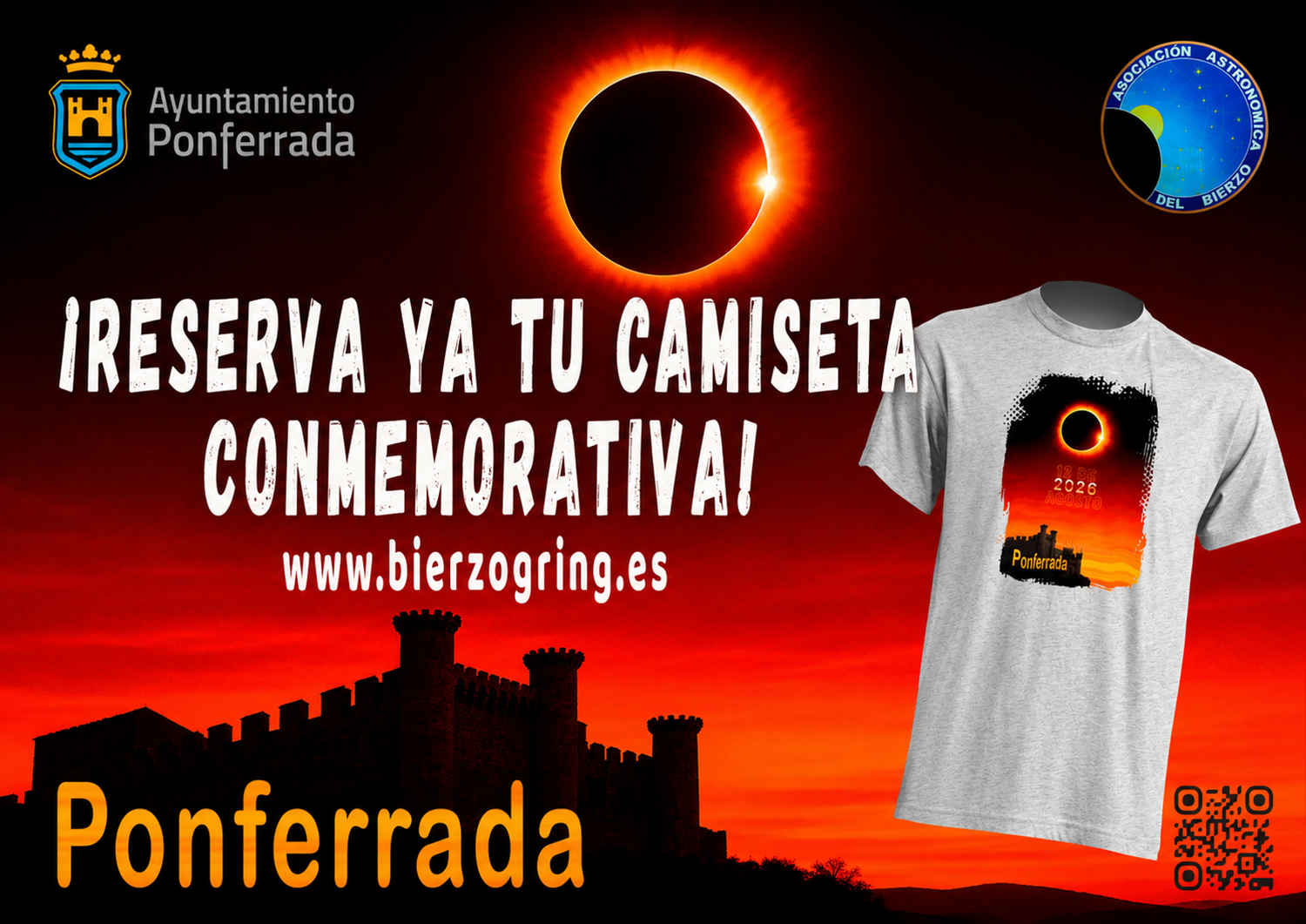 Camiseta eclipse Ponferrada