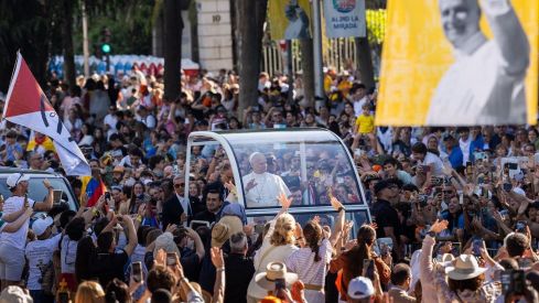 El Papa en Madrid Redes de Isabel Díaz Ayuso El Papa en Madrid Redes de Isabel Díaz Ayuso