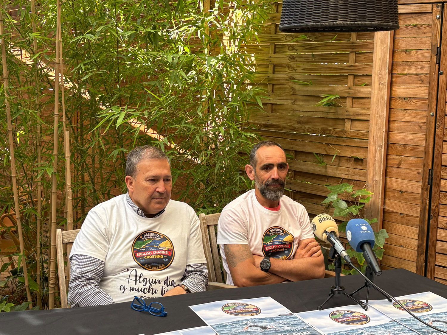 Presentación del desafío por la sanidad berciana en el Canal de la Mancha Presentación del desafío por la sanidad berciana en el Canal de la Mancha