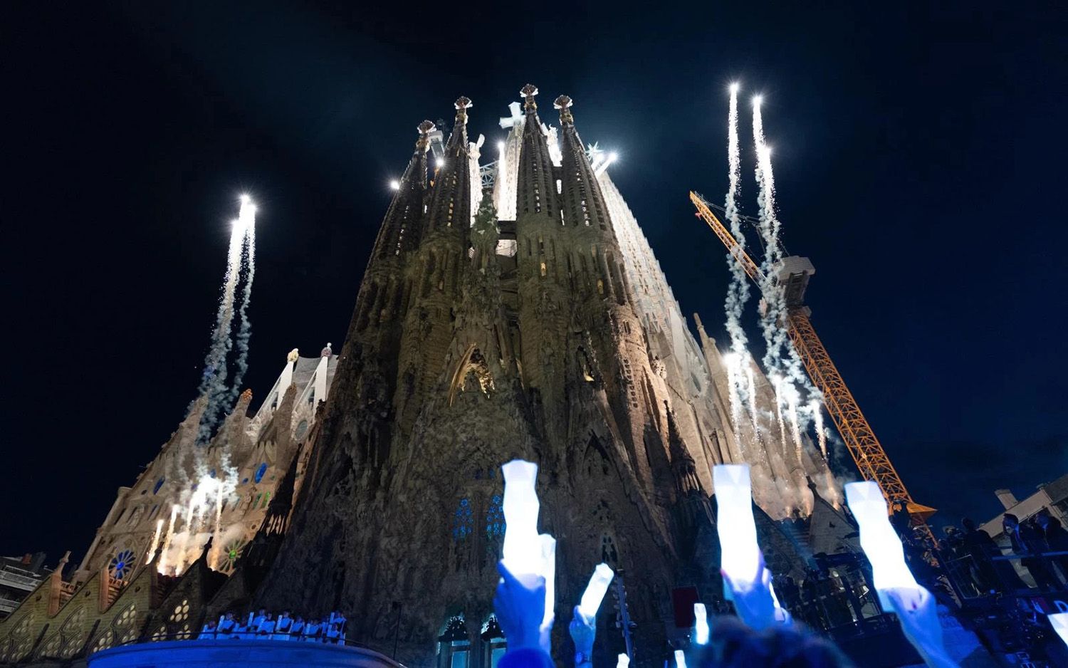 El Papa bendice la Sagrada Familia de Gaudí El Papa bendice la Sagrada Familia de Gaudí