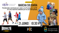 Cartel marcha solidaria Acondroplasia Cartel marcha solidaria Acondroplasia