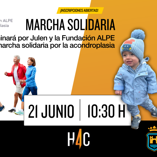 Cartel marcha solidaria Acondroplasia Cartel marcha solidaria Acondroplasia