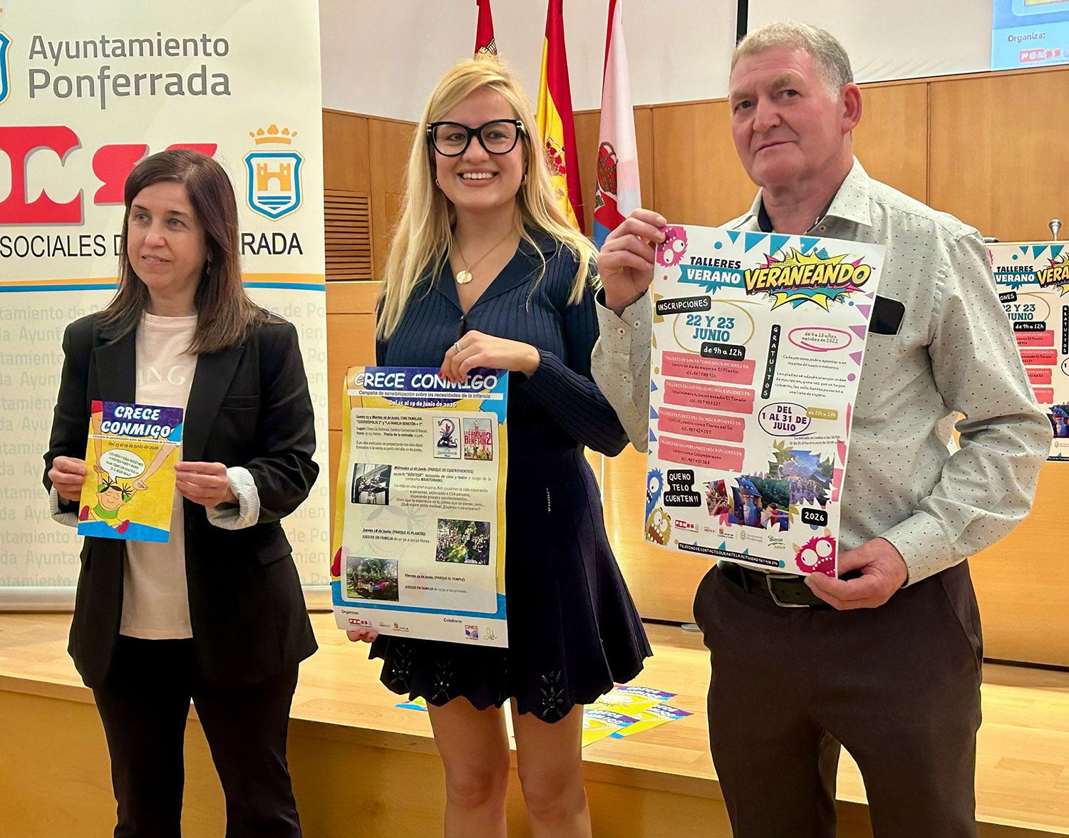 Presentaciónd de los talleres de verano Ponferrada