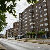 Edificio de viviendas en la Avenida de la Libertad de Ponferrada
