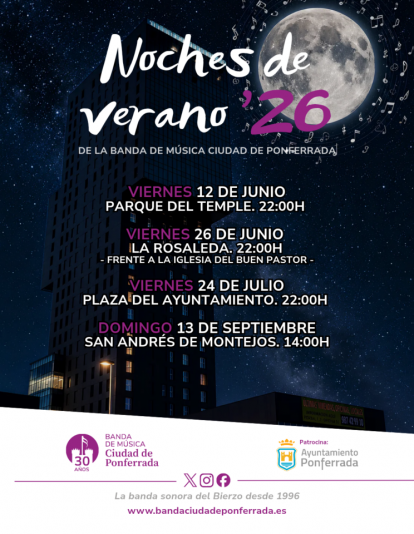 Noches de Verano Banda de música ciudad de Ponferrada Noches de Verano Banda de música ciudad de Ponferrada
