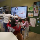 Aula de gallego en el colegio García Yebra de Ponferrada | César Sánchez / ICAL