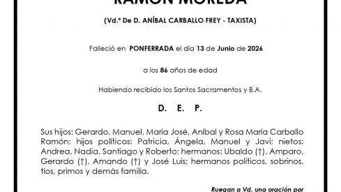 JOSEFA RAMÓN MOREDA JOSEFA RAMÓN MOREDA