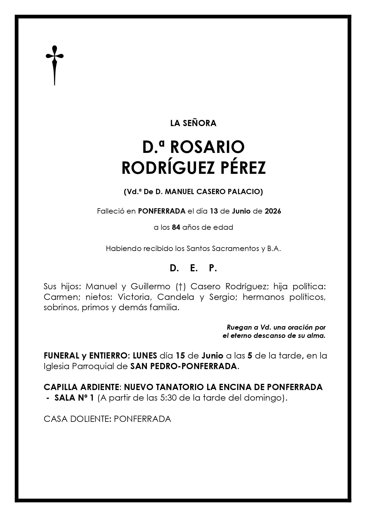 ROSARIO RODRÍGUEZ PÉREZ