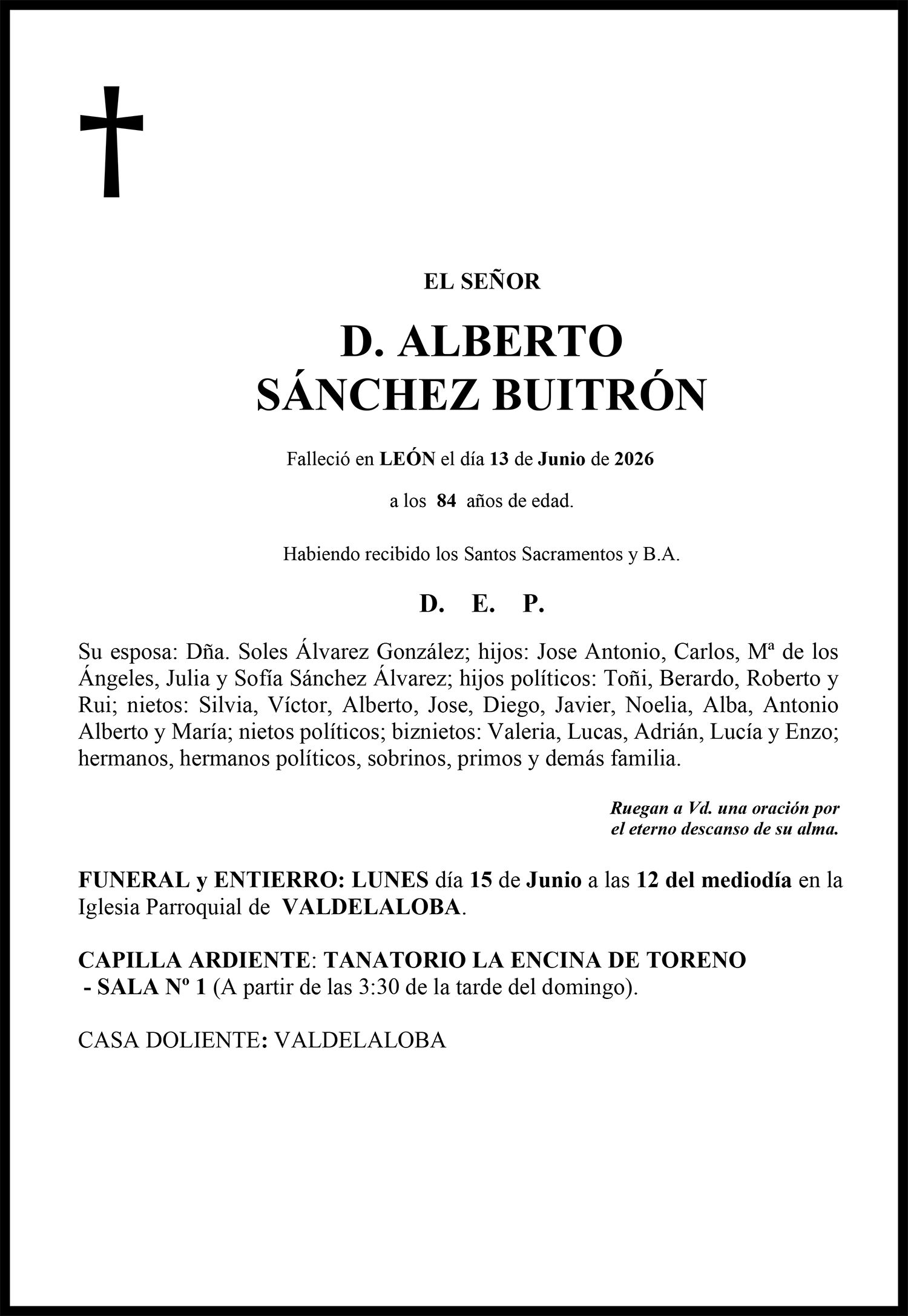 ALBERTO SÁNCHEZ BUITRÓN