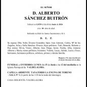 ALBERTO SÁNCHEZ BUITRÓN ALBERTO SÁNCHEZ BUITRÓN