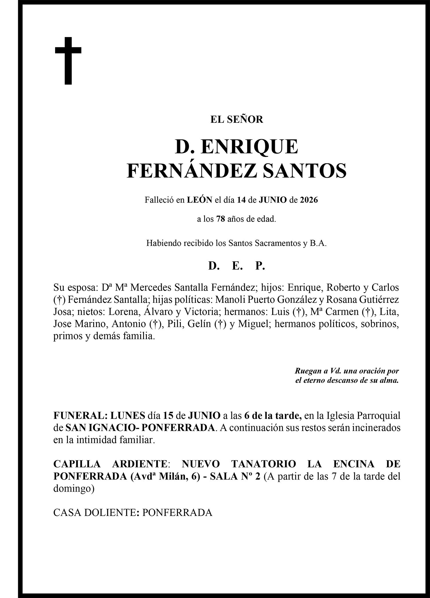 ENRIQUE FERNANDEZ SANTOS