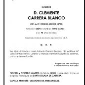CLEMENTE CARRERA BLANCO