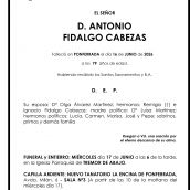 ANTONIO FIDALGO CABEZAS ANTONIO FIDALGO CABEZAS
