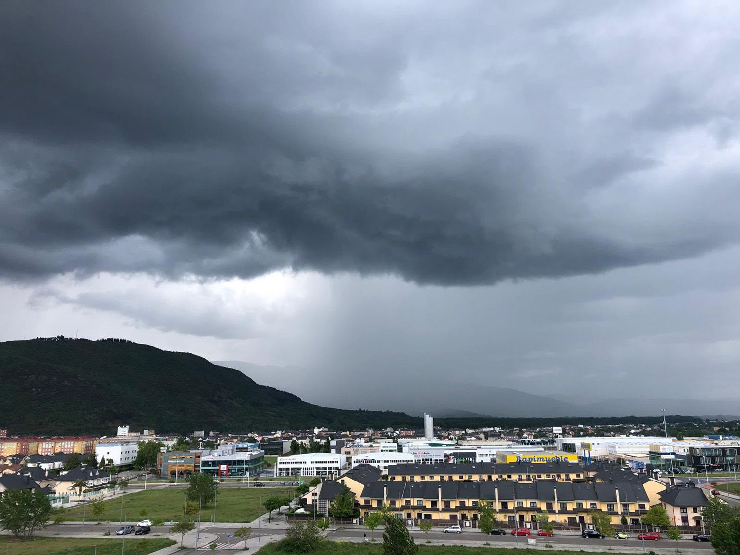 Tormenta en Ponferrada Tormenta en Ponferrada