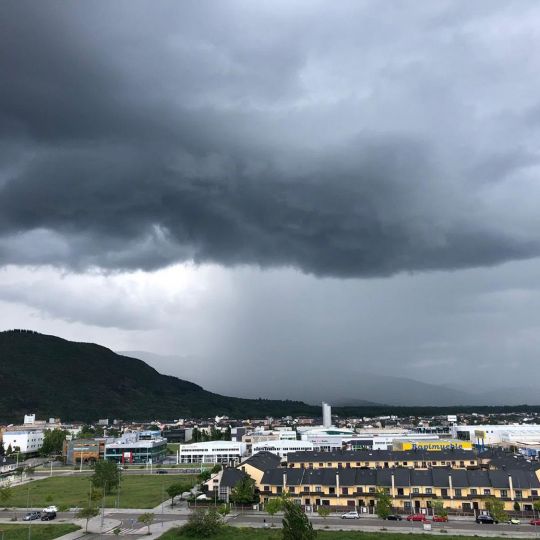 Tormenta en Ponferrada Tormenta en Ponferrada