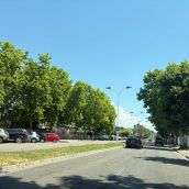 Avenida de la Libertad de Ponferrada donde ha tenido lugar el atropello Avenida de la Libertad de Ponferrada donde ha tenido lugar el atropello
