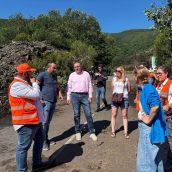 Miembros de la Diputación en el Valle de Fornela Miembros de la Diputación en el Valle de Fornela