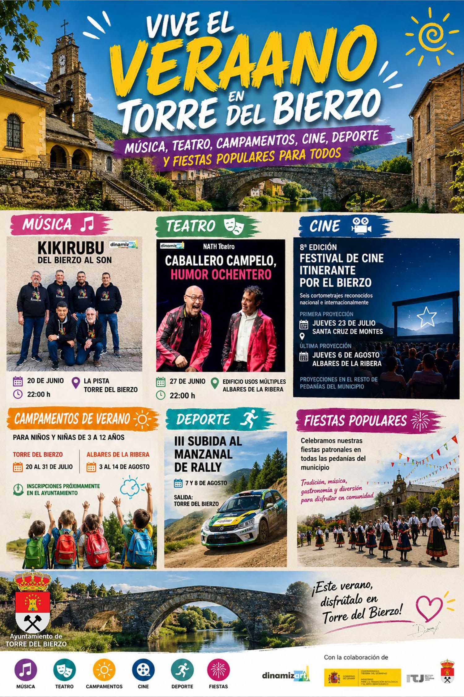 Cartel actividades Torre del Bierzo Cartel actividades Torre del Bierzo