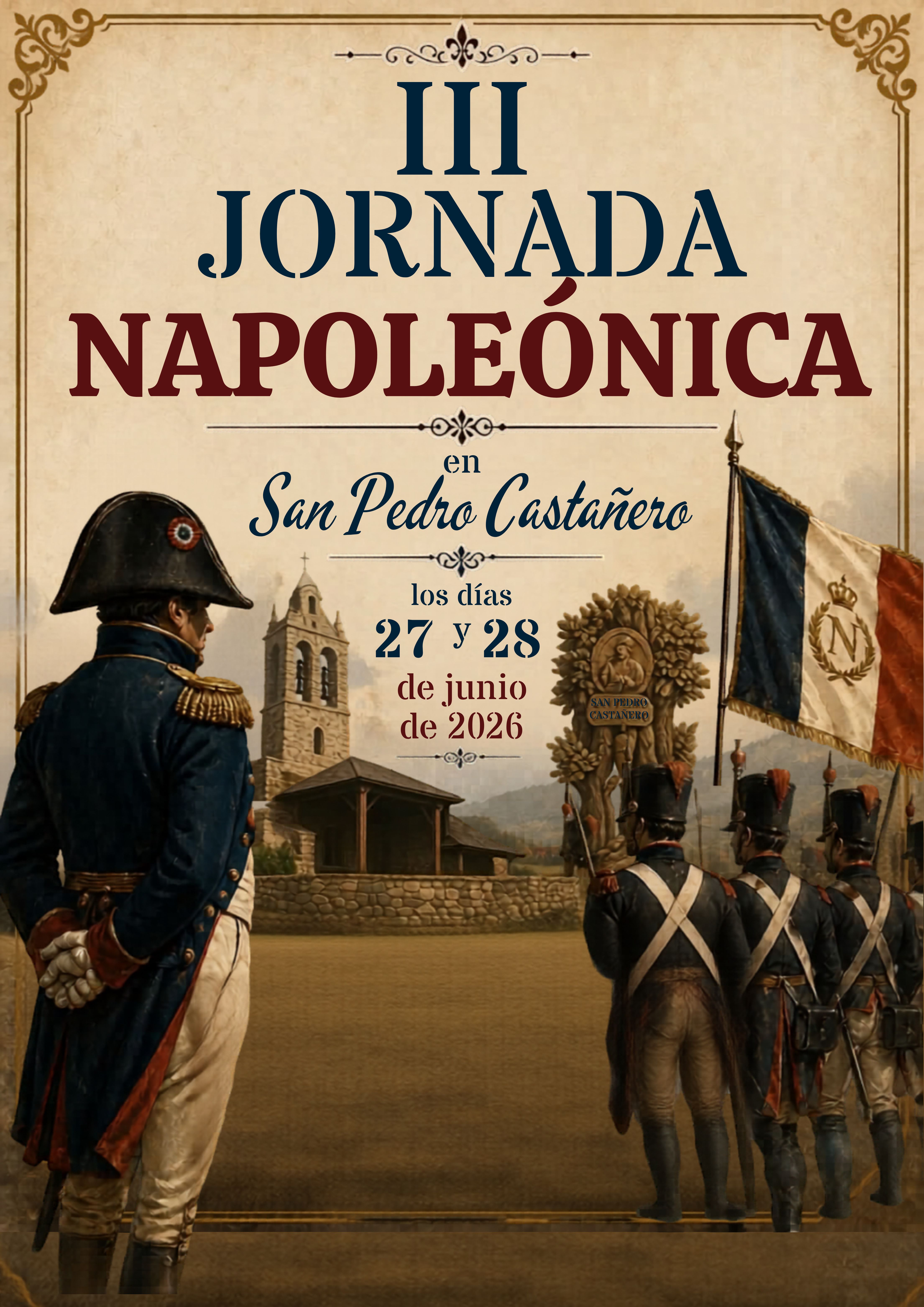 Cartel III Jornada Napoleónica de San Pedro Castañero Cartel III Jornada Napoleónica de San Pedro Castañero