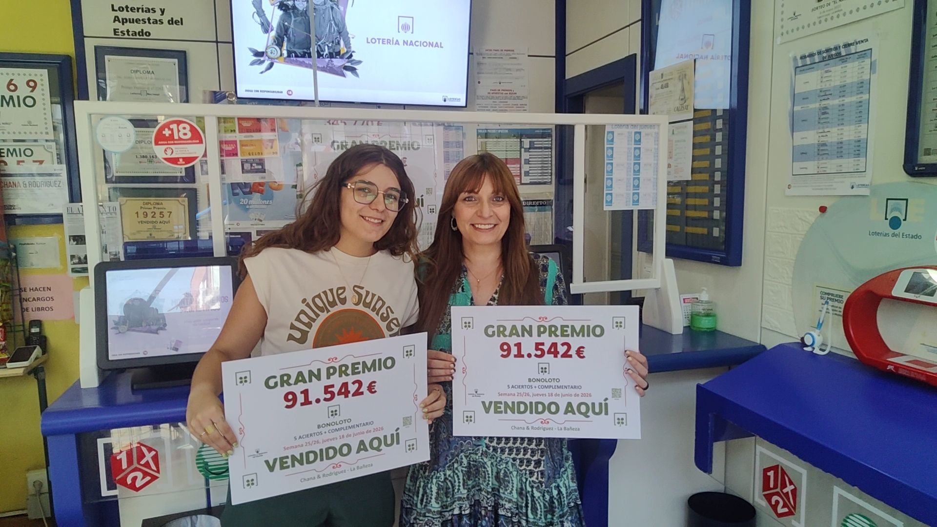 Premio de la Bonoloto en La Bañeza Premio de la Bonoloto en La Bañeza